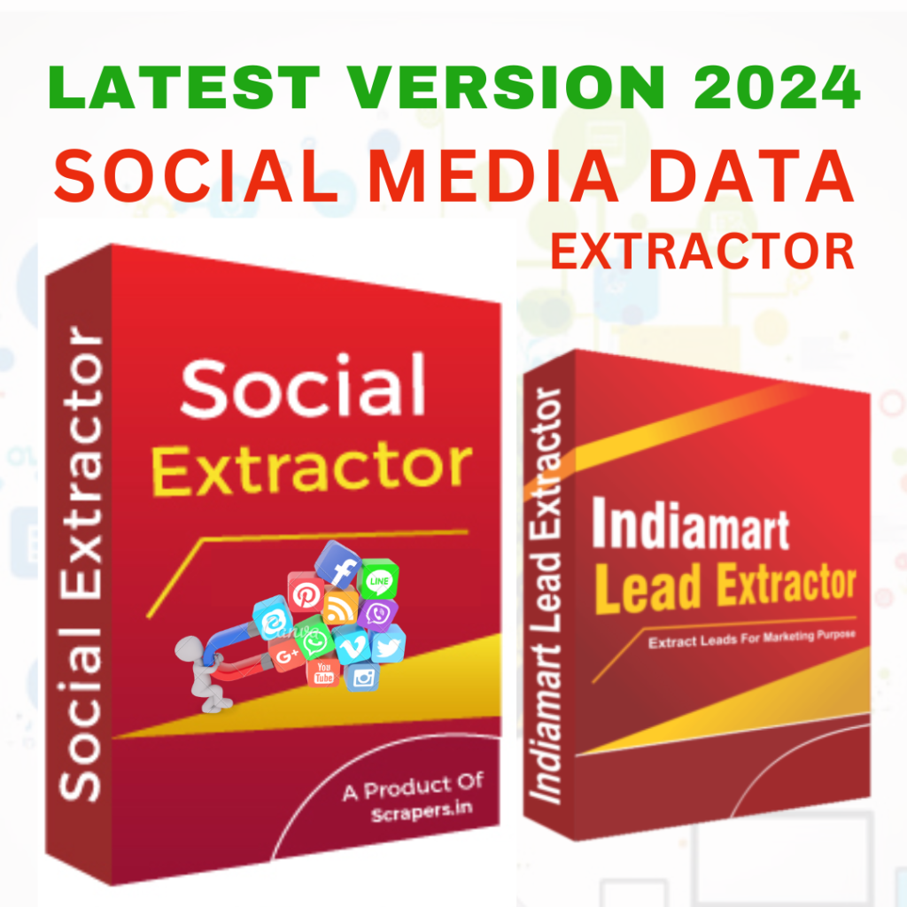 Social Media Data Extractor software